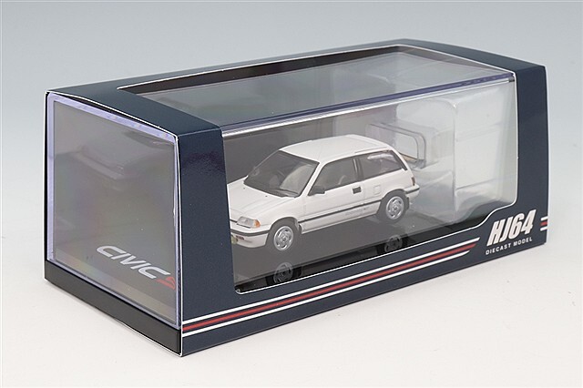 ホビージャパン 1/64 ホンダ シビック (AT) 後期型 純正オプション