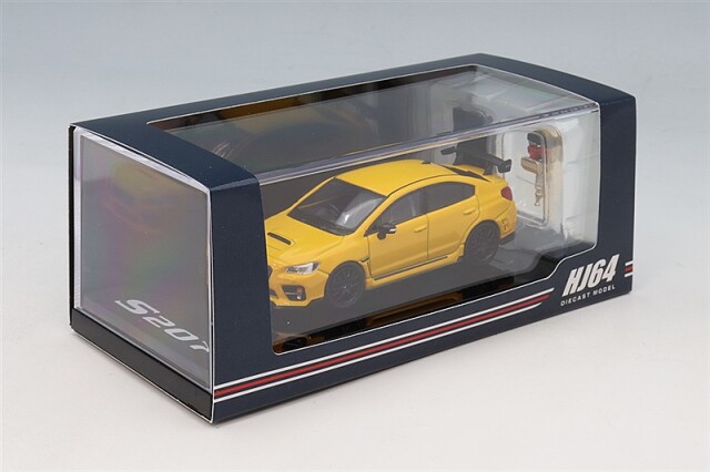 ホビージャパン 1/64 スバル S207 NBRチャレンジパッケージ イエロー