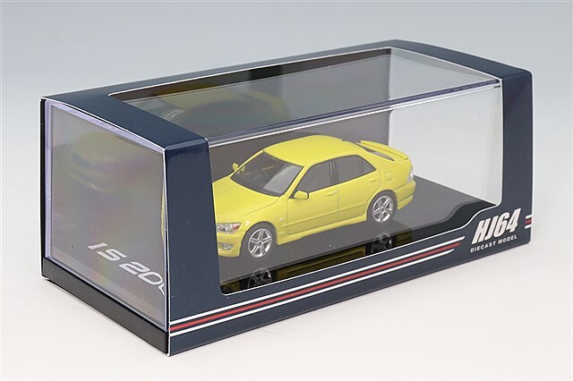 ホビージャパン 1/64 レクサス IS 200 (E10) 1999 イエロー