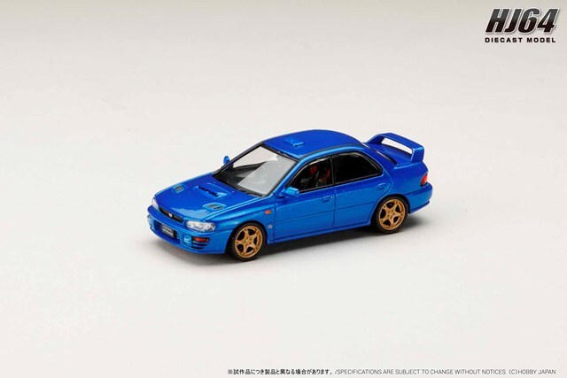 ☆予約品☆ ホビージャパン 1/64 スバル インプレッサ WRX タイプRA