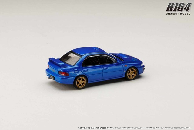 ☆予約品☆ ホビージャパン 1/64 スバル インプレッサ WRX タイプRA