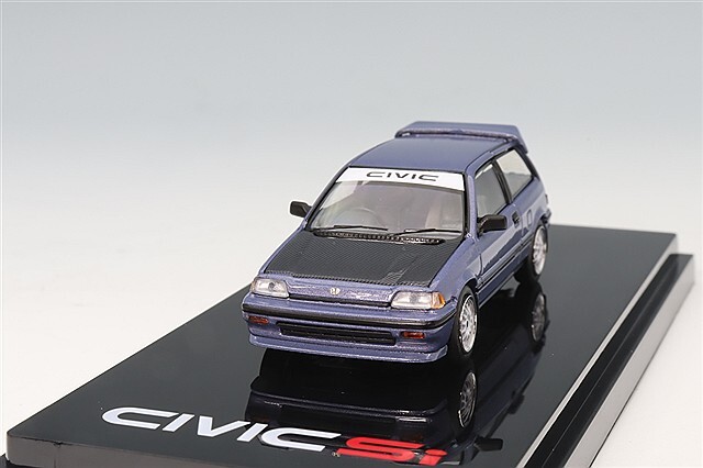 ホビージャパン 1/64 ホンダ シビック (AT) 後期型 JDMストリー