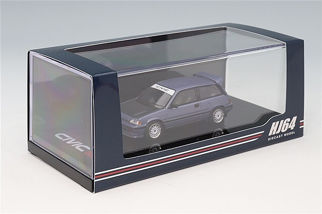 ホビージャパン 1/64 ホンダ シビック (AT) 後期型 JDMストリー