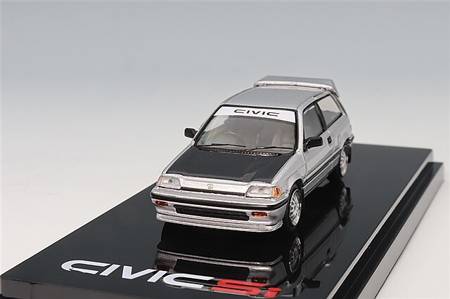 ホビージャパン 1/64 ホンダ シビック (AT) 後期型 JDMストリー