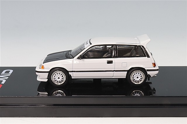 ホビージャパン 1/64 ホンダ シビック (AT) 後期型 JDMストリー