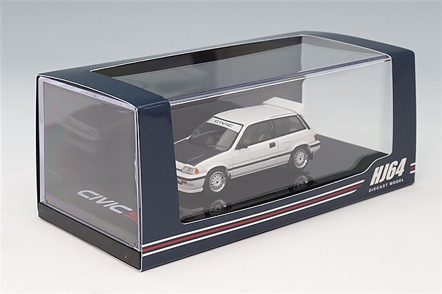 ホビージャパン 1/64 ホンダ シビック (AT) 後期型 JDMストリー