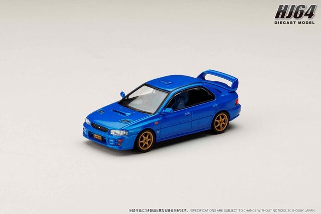 ☆予約品☆ ホビージャパン 1/64 スバル インプレッサ WRX タイプRA