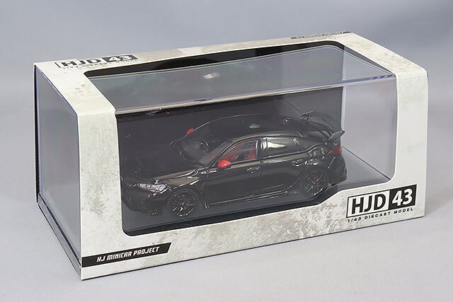 ホビージャパン 1/43 シビックtype R オプション装着車(ブラック) ホビージャパン HJD43 1/43 ホンダ シビック タイプR (FL5) 純正