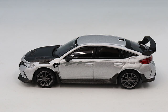 JDM64 1/64 シビック タイプR FL5 無限 Group.B 2024 マットシルバー