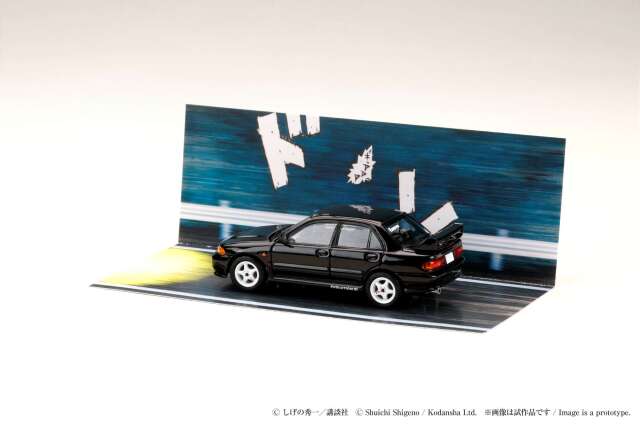 【大型配送タイプ】竜星涼さん掲載ページ（A3サイズ配送）#74114 ☆予約品☆ ホビージャパン 1/64 三菱 ランサー RS