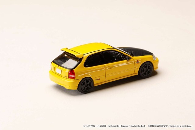 ホビージャパン 1/64 ホンダ シビック (EK9) 東堂塾 