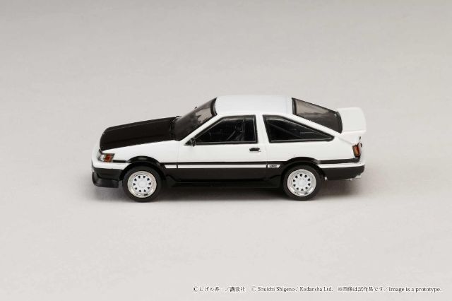 ホビージャパン 1/64 トヨタ カローラ レビン (AE86) 頭文字D 秋山渉