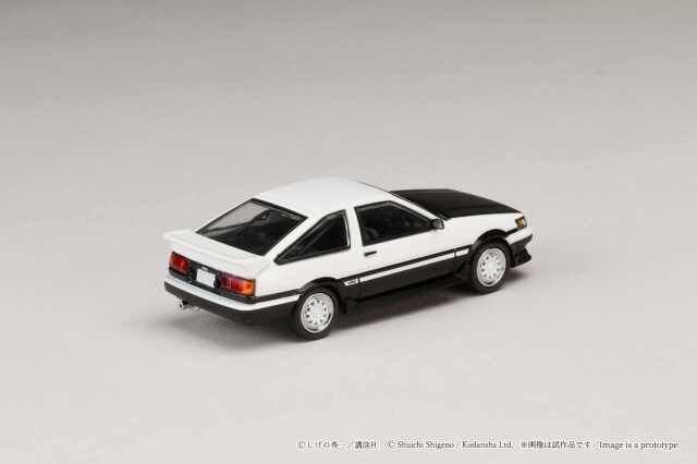 ホビージャパン 1/64 トヨタ カローラ レビン (AE86) 頭文字D 秋山渉
