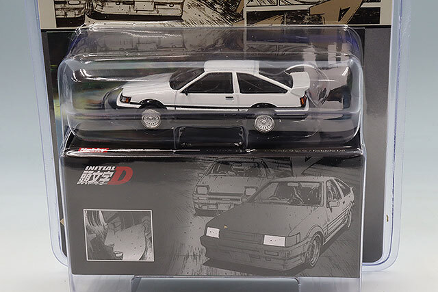 ホビージャパン 1/64 トヨタ カローラ レビン AE86 頭文字D 秋山渉 vs