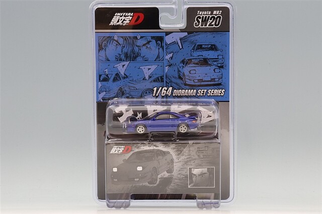 ホビージャパン 1/64 トヨタ MR2 (SW20) 頭文字D 小柏カイ VS 藤原拓海