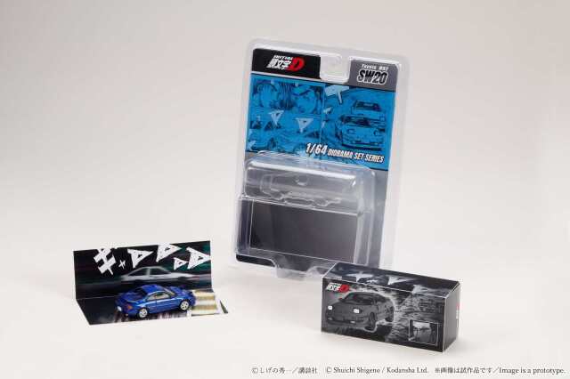 ホビージャパン 1/64 トヨタ MR2 (SW20) 頭文字D 小柏カイ VS 藤原拓海