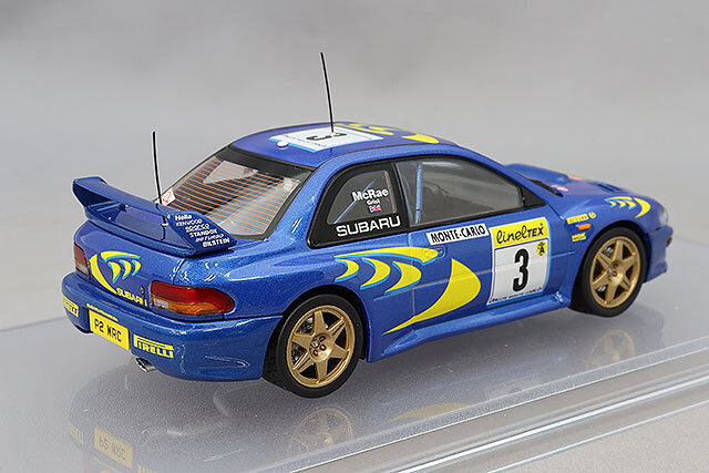 ホビージャパン スバル インプレッサ WRC 1997 #4　モンテカルロ 楽天市場】ホビージャパン 1/43 スバル インプレッサ No.4 1997