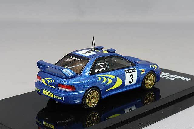 ホビージャパン 1/64 スバル インプレッサ WRC 1997 #3 (RAC RALLY)