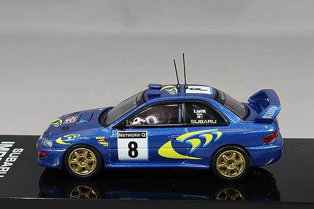 ホビージャパン 1/64 スバルインプレッサ WRC 1997 #8 (RAC RALLY)