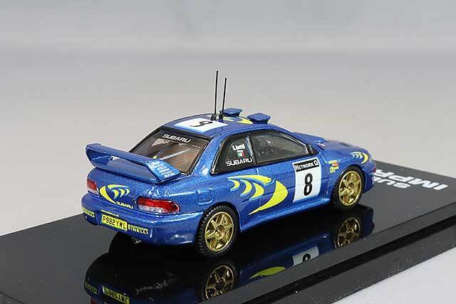 ホビージャパン 1/64 スバルインプレッサ WRC 1997 #8 (RAC RALLY)