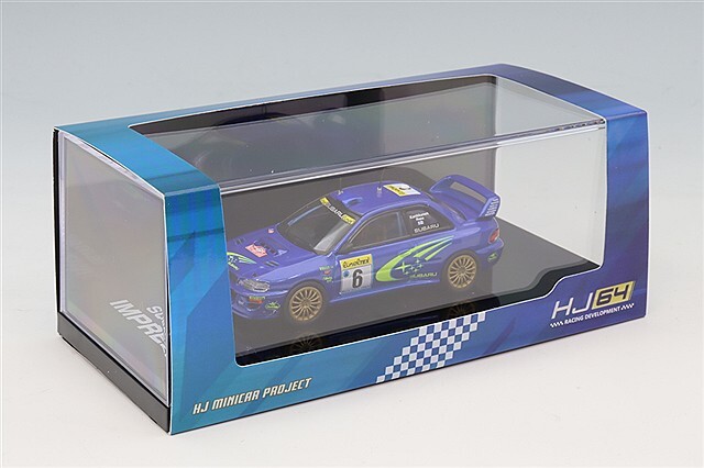 ホビージャパン64/1　インプレッサ4台セット ホビージャパン 1/64 スバル インプレッサ WRC 1999 モンテカルロ