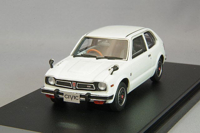 ハイストーリー 1/43 ホンダ シビック RS (1974) ホワイト