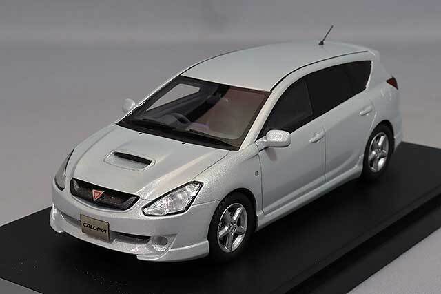 ハイストーリー 1/43 トヨタ カルディナ GT-FOUR (2002) シルバー 