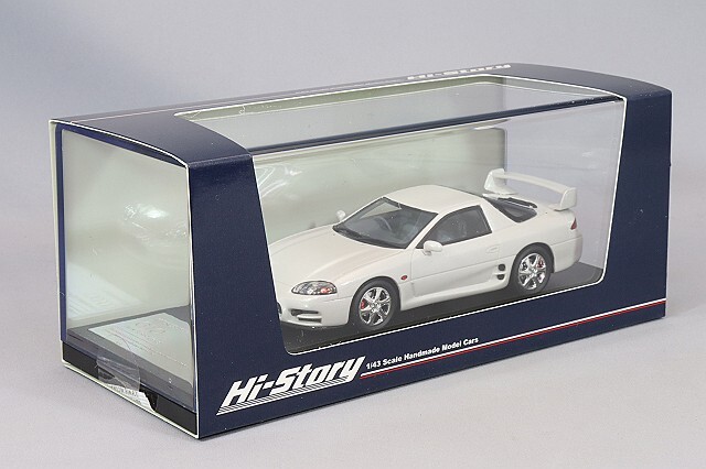 ハイストーリー 1/43 三菱 GTO ツインターボ 1998 ギャラクシーホワイト 