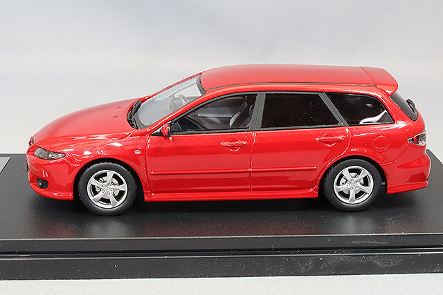 ハイストーリー　★マツダ★　アテンザ　ワゴン　ミニカー　ソウルレッド ハイストーリー 1/43 マツダ アテンザスポーツワゴン 23S 2004