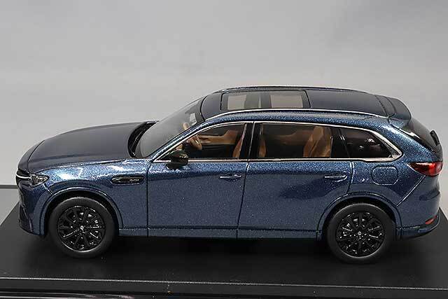 ハイストーリー 1/43 マツダ CX-80 2024 ディープクリスタルブルーマイカ 