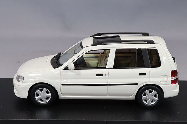 マツダ デミオ　1/43 ハイストーリー 1/43 マツダ デミオ GL 1996 シャストホワイト
