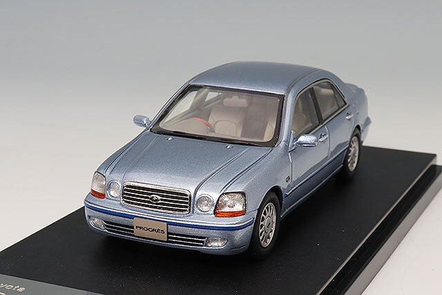 ハイストーリー 1/43 トヨタ プログレ NC300 (1998) ブルーメタリック