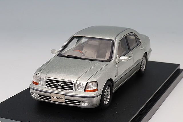 ハイストーリー 1/43 トヨタ プログレ NC300 (1998) シルバーメタリック