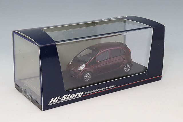 ハイストーリー 1/43 三菱 i T (2010) ラズベリーレッドパール