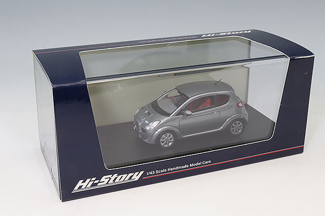 ハイストーリー 1/43 スバル R1 S (2005) チタニウムグレーメタリック