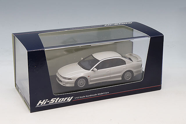 ハイストーリー 1/43 三菱 ギャラン VR-4 (1996) ギャラクシーホワイト