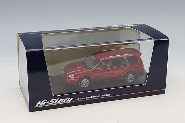 402-687 Hi-Story 1/43 スバル フォレスター XT 2002 ハイストーリー 1/43 スバル フォレスター XT 2002 コアレッドメタリック