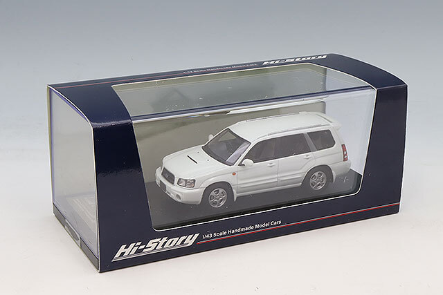 ハイストーリー 1/43 スバル フォレスター XT 2002 ピュアホワイト