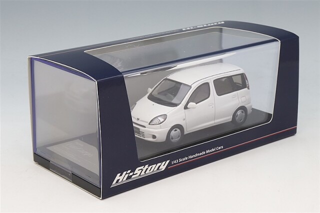 ハイストーリー 1/43 トヨタ ファンカーゴ X (1999) スーパーホワイトII