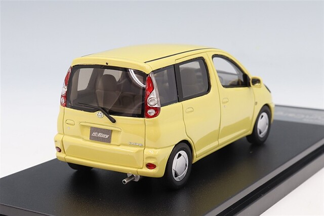 ハイストーリー 1/43 トヨタ ファンカーゴ X (1999) イエローマイカ