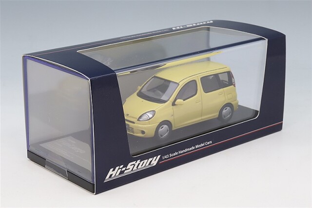 ハイストーリー 1/43 トヨタ ファンカーゴ X (1999) イエローマイカ