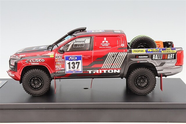 ハイストーリー 1/43 三菱 トライトン 2024 アジアクロスカントリー