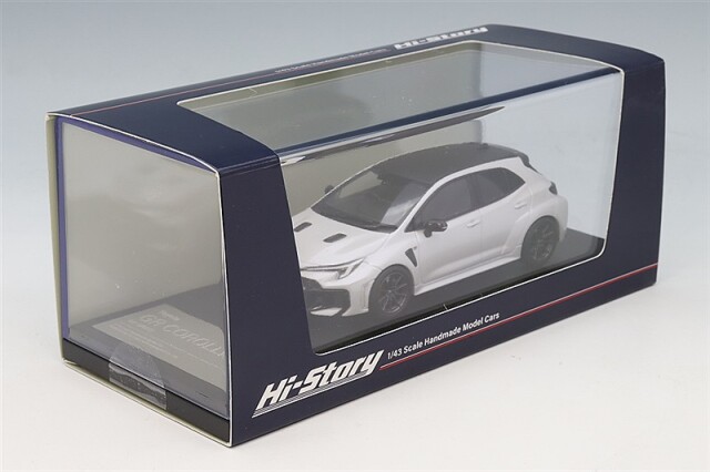 ハイストーリー 1/43 トヨタ GR カローラ RZ (2025) プラチナホワイト