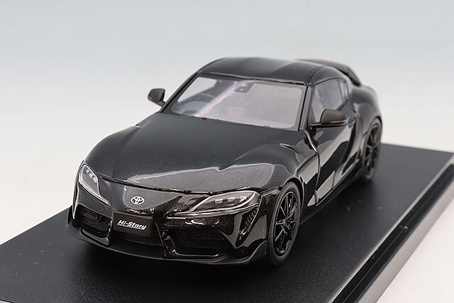 ハイストーリー 1/43 トヨタ GRスープラ RZ (2025) ブラックメタリック