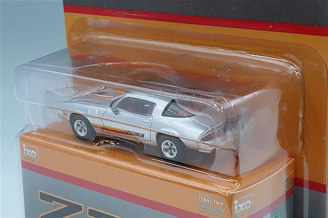 イクソ 1/64 シボレー カマロ Z28 1979 シルバー オレンジストライプ