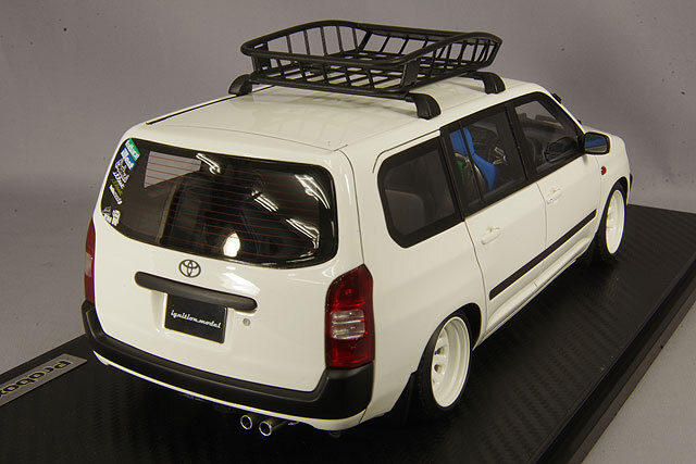 イグニッションモデル 1/18 トヨタ プロボックス GL (NCP51V) ホワイト 