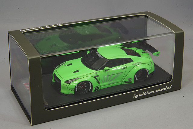 イグニッションモデル 1/43 LB-WORKS GT-R (R35) グリーンメタリック 