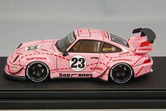 海外並行品 イグニッションモデル 1/43 RWB 993 #23 ピング キーホルダー付