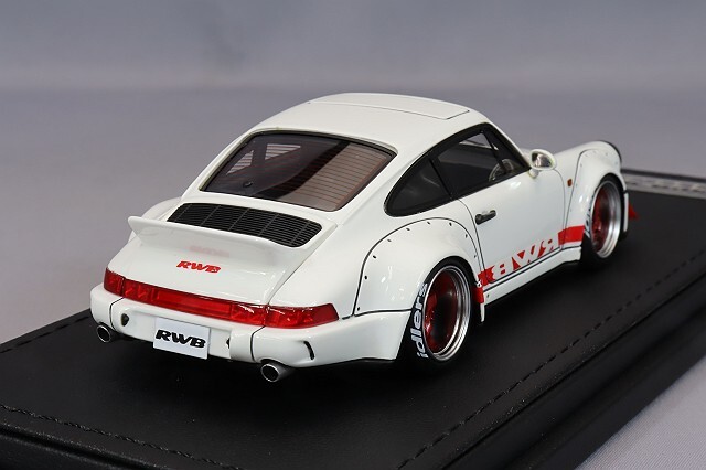 イグニッションモデル 1/43 RWB 964 ホワイト/WORKマイスターS1タイプ 