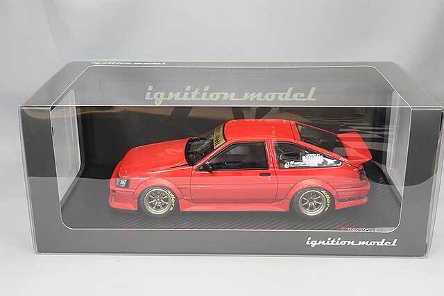 イグニッションモデル 1/18 RWB AE86 レッド/RSワタナベ15インチ 